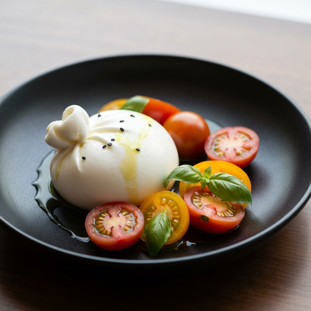 Burrata & Heirloom Tomatoes