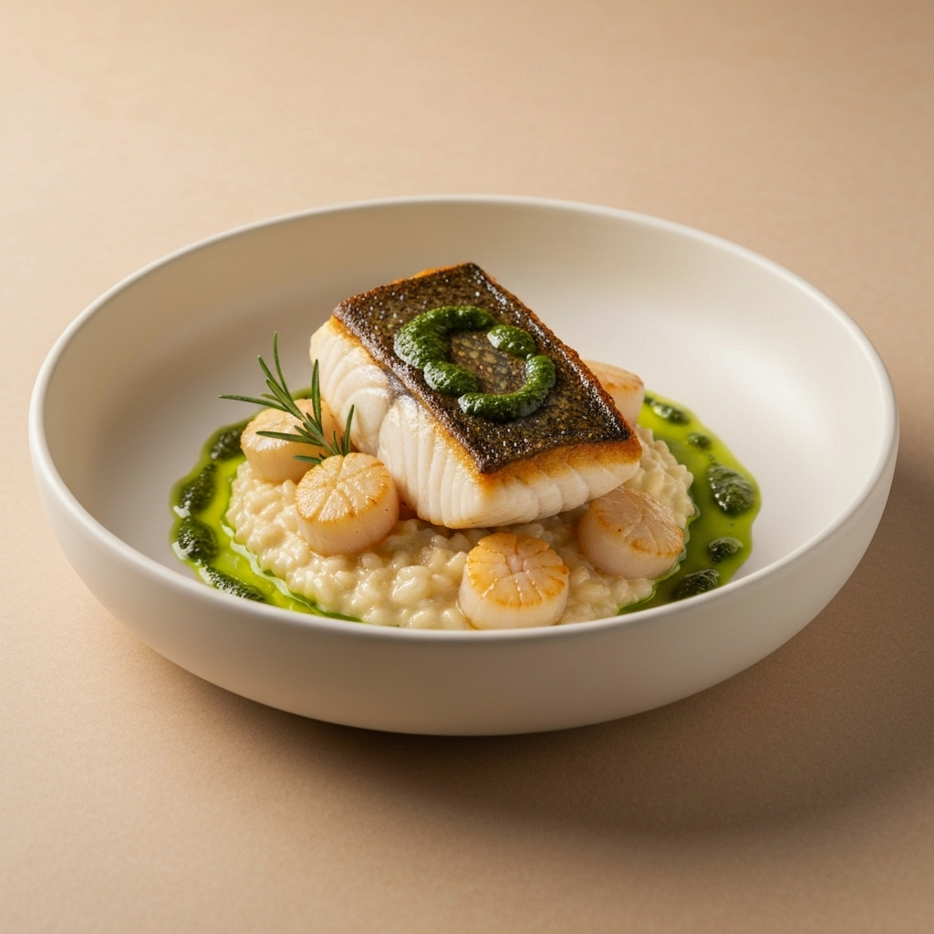 Pan-Seared Halibut